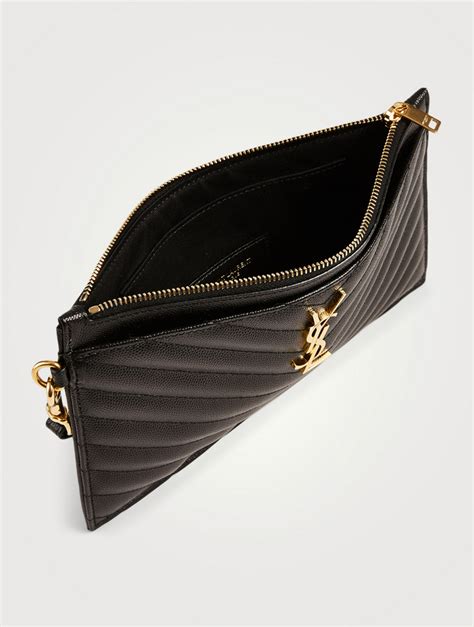 ysl classic monogramme clutch|authentic YSL handbag clutch.